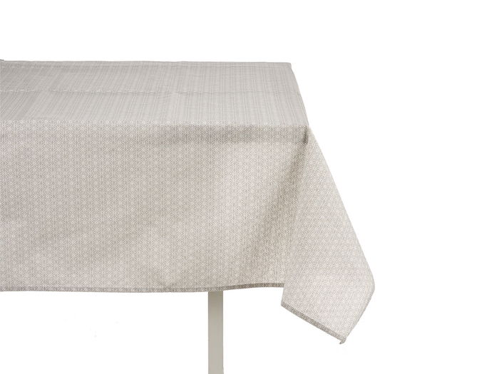 Kinvara Mantel Loneta Antimanchas 140x180 cm Estrella Gris (Set de 6)