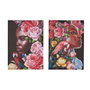 GIFTDECOR Set de 2 Lienzos Mujeres Tropical 50x70 cm
