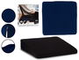 Arte Regal Cojin Espuma Con Memoria Asiento Ergonomico Surtidos Azul Negro 41.5x43x9cm (Set de 6)