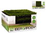 Ibergarden Baldosa Césped Artificial 30x3.5x30 cm Verde Plástico (Set de 6)