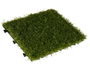 Ibergarden Baldosa Césped Artificial 30x3.5x30 cm Verde Plástico (Set de 6)