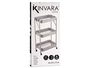 Kinvara Carro Plegable de 3 Alturas Gris 45.5x29.5x78.5 cm