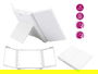 Berilo Espejo de Bolsillo ABS con LED, Aumentos 1X 2X 3X, Blanco, Dimensiones 11.5 x 9.5 x 1.5 cm (Set de 24)