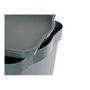 KIPIT Caja de plástico con tapa Gris 7,5L