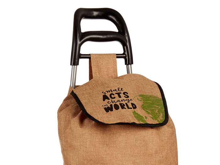 Kinvara Carro de Compra Small 36 cm x 95 cm x 35 cm Plástico y Metal (Set de 10)