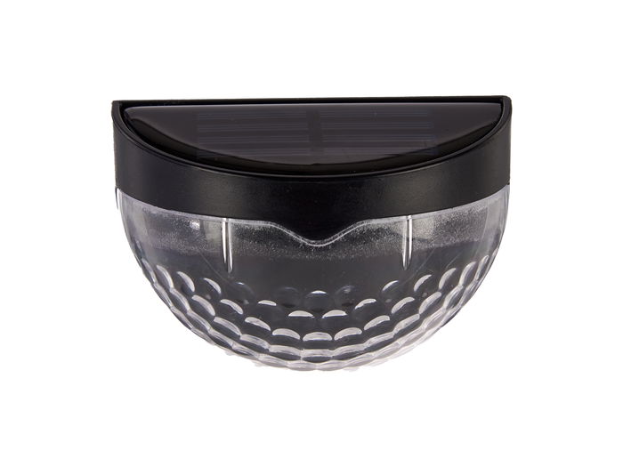 Ibergarden Set Luz Solar Exterior Pared Luz Fria Negro 5x65x9cm (Set de 24)