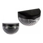 Ibergarden Set de Luz Solar Exterior Pared Luz Fría Negro (Pack de 24)