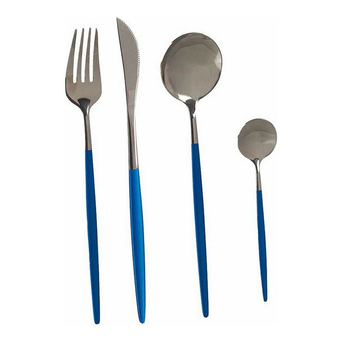 Kinvara Set de Cubiertos 8pcs Plata Azul