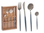 Kinvara Set de Cubiertos 12 piezas Gris-Plata