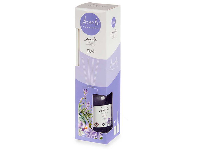 Acorde Mikado 100 ml Varilla Lavanda 21.3 cm (Set de 12)