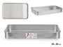 Kinvara Rustidera de Aluminio 51x32x7 cm, Plata, Pack de 12