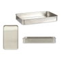 Kinvara Rustidera de Aluminio 51x32x7 cm, Plata, Pack de 12