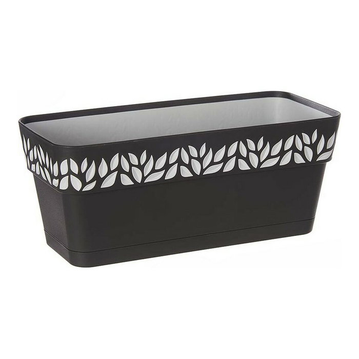 STEFANPLAST Jardinera Cloe Antracita 30cm STEFANPLAST Jardinera Cloe Antracita 30cm