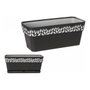 STEFANPLAST Jardinera Cloe Antracita 30cm
