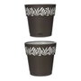 Stefanplast Maceta Gaia Antracita 25 cm