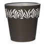 Stefanplast Maceta Gaia Antracita 25 cm