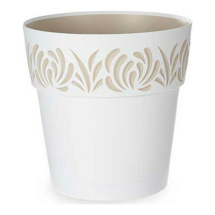 Stefanplast Maceta Gaia Blanca con Reserva de Agua Stefanplast Maceta Gaia Blanca con Reserva de Agua