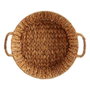 Giftdecor Centro de Mesa Redondo de Paja Alto con Asas