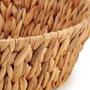 Giftdecor Centro de Mesa Redondo de Paja Alto con Asas