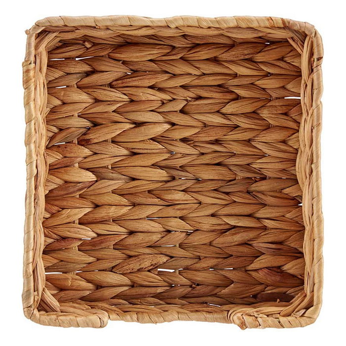 GIFTDECOR Servilletero Cuadrado de Paja Marrón