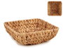Giftdecor Centro De Mesa Cuadrado De Paja Sin Asa 26x26x8 cm Natural Marrón (Set de 12)