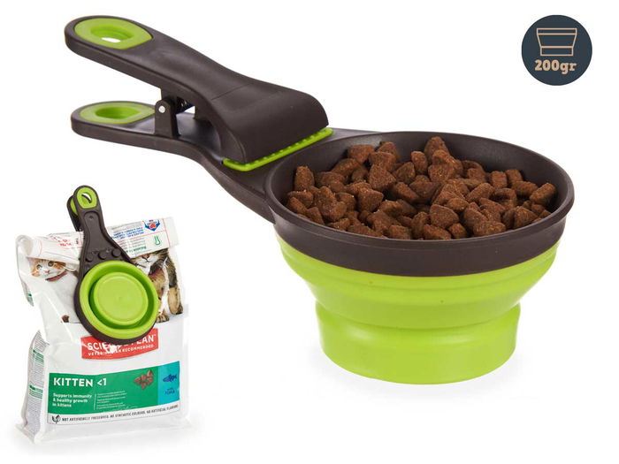 Mascow Pinza Cuchara Dosificador 3 en 1 237 ml 19x6x9 cm (Set de 24)