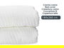 Giftdecor Colcha Cama Agua Blanco 180x260 cm (Set de 4)
