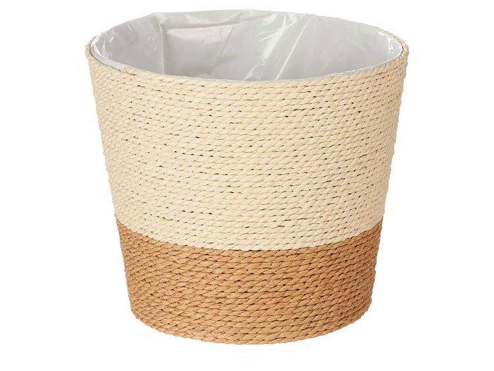 Ibergarden Macetero Cuerda 18x16 cm Marron Natural (Set de 24)