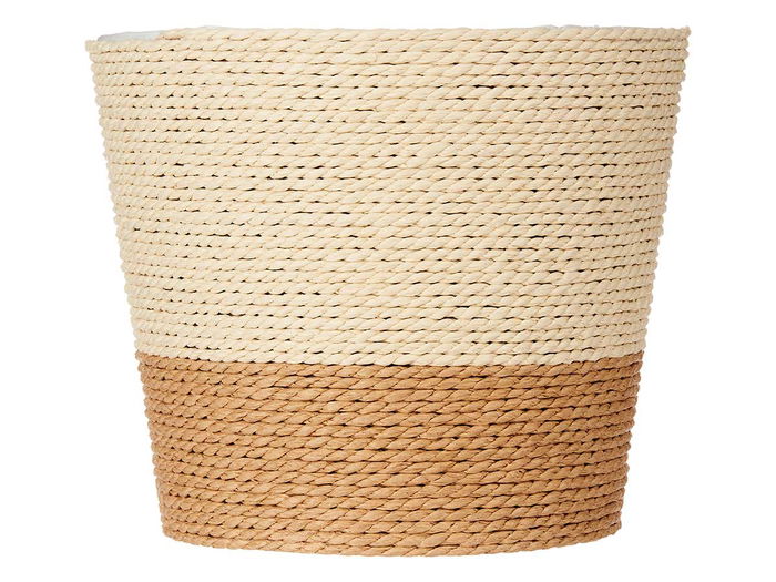 Ibergarden Macetero Cuerda 18x16 cm Marron Natural (Set de 24)