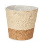 Ibergarden Macetero Cuerda Marrón Natural 12,5x12cm