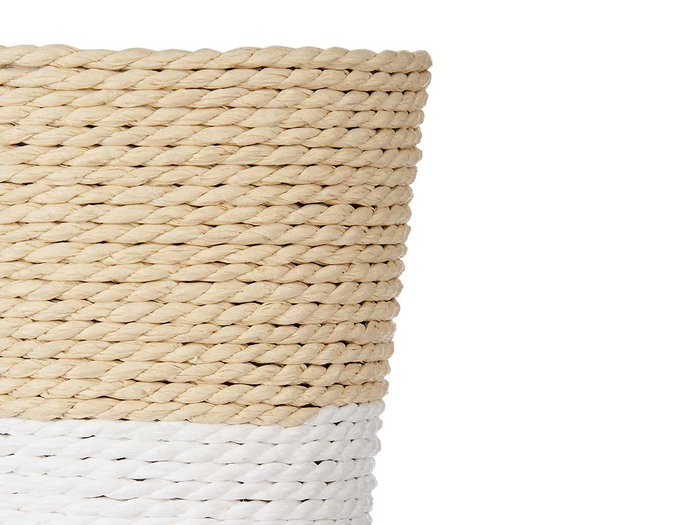 Ibergarden Macetero Cuerda Blanco Natural 11x10.5x11 cm Plástico (Set de 24) Ibergarden Macetero Cuerda Blanco Natural 11x10.5x11 cm Plástico (Set de 24)