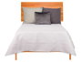 Giftdecor Colcha Reversible 240x260 cm Blanco - 100% Poliéster (6 Unidades)