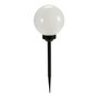 Ibergarden Baliza Solar Plástico Bola 15cm (Pack de 8)
