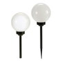 Ibergarden Baliza Solar Plástico Bola 15cm (Pack de 8)