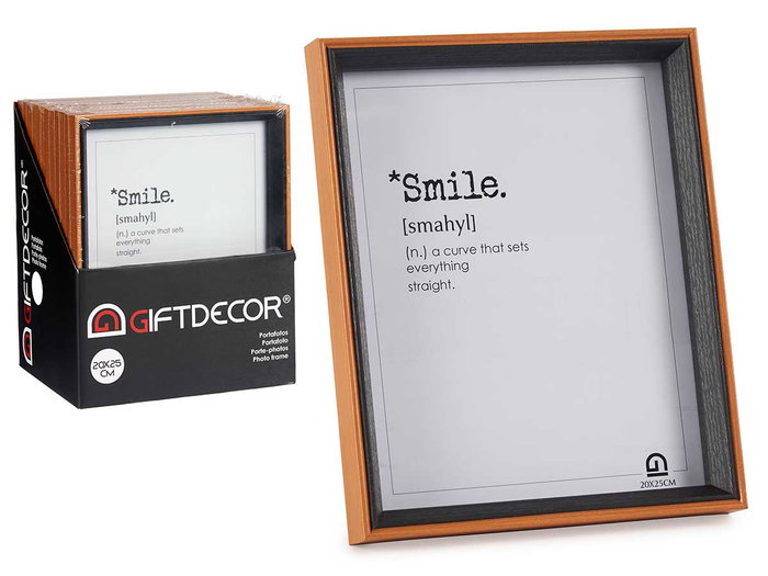 Giftdecor Portafotos Madera 20x25 cm Marron y Negro (Set de 24) Giftdecor Portafotos Madera 20x25 cm Marron y Negro (Set de 24)
