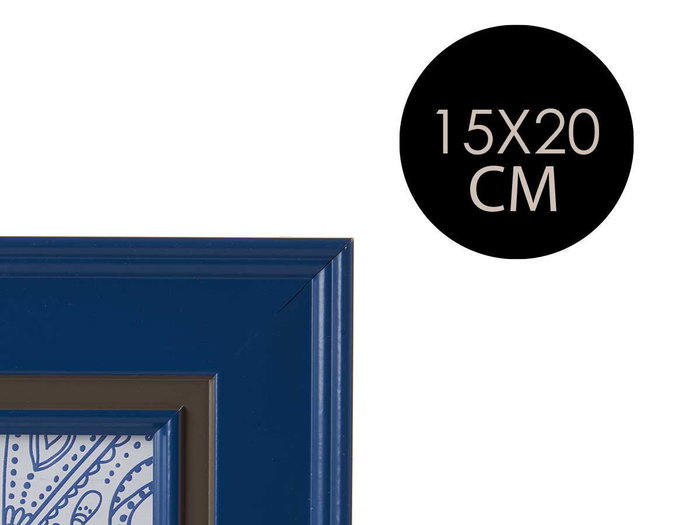 Giftdecor Portafotos 15x20 cm Azul Oscuro (Set de 24)