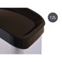Berilo Papelera de Plástico Basculante Plateada 12L