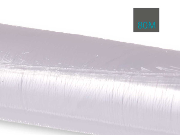 Kinvara Rollo Film Cocina 60M Transparente Polietileno con Sierra Troquelada 30.5x3.6x3.6 cm (Set de 24)