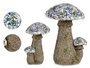 Ibergarden Figura Poliresina Seta Mosaico Azul