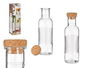 Botella Hoop con Tapón de Corcho 1070ml Pasabahce | Vidrio Transparente | 8.5 x 29.5 x 8.5 cm (Set de 6)