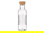 Botella Hoop con Tapón de Corcho 1070ml Pasabahce | Vidrio Transparente | 8.5 x 29.5 x 8.5 cm (Set de 6)
