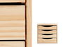 Kipit Cajonera Madera 4 Cajones Natural 30x37.4x38.5 cm