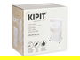 Kipit Ropero Plástico Blanco 2 Alturas con Ruedas 33x84x43 cm