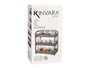 Kinvara Estantería de Plástico Gris 3 Alturas (Set de 8)