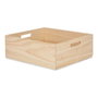 Giftdecor Caja de Madera Cerrada Natural 40 x 35 cm