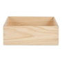 Giftdecor Caja de Madera Cerrada Natural 40 x 35 cm