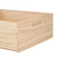 Giftdecor Caja de Madera Cerrada Natural 40 x 35 cm