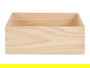Giftdecor Caja Madera Cerrada 40 x 35 cm Pino Natural (Set de 4)