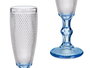 Vivalto Copa Puntos Cava Pie Azul Cobalto 180 ml 7 x 20 x 7 cm (Set de 36)