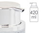 Berilo Dispensador Jabon Plastico Gris 450 ml 7x14.5x8.5 cm (Set de 32)